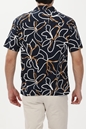 JACK & JONES-Ανδρικό resort πουκάμισο JACK & JONES 12202240 JPRBLATROPIC μπλε